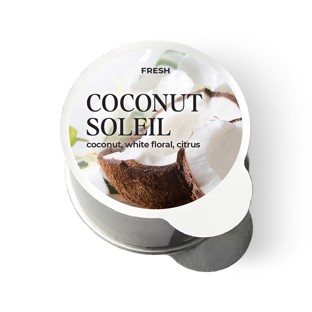 Coconut Soleil Fragrance Pod -                                                           Coconut, White Floral, Citrus