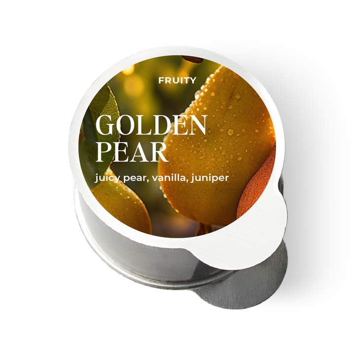 Golden Pear Fragrance Pod - Juicy Pear, Vanilla Bean &amp; Juniper