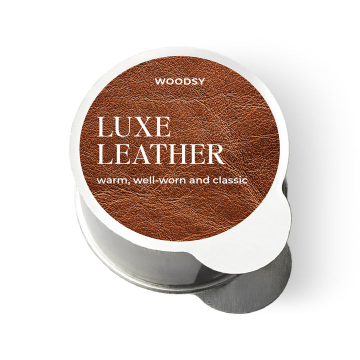 Luxe Leather Fragrance Pod -                                                           Rich Leather, Rustic Wood &amp; Amber