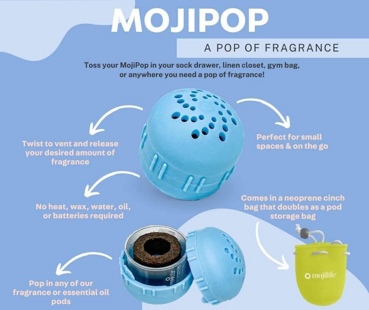 MojiPop® Fragrance Device - Blue